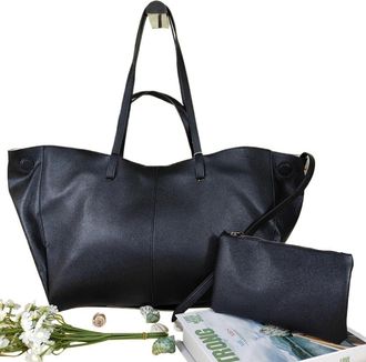 Generic 2025 Fashionable Womens Shoulder Bag Large Capacity Tote Simple Commuting Must-have Free Small Wallet(Color 1,43X9.5X23CM)