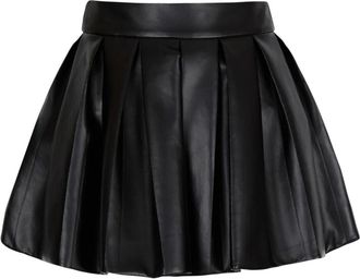 Balmain Leather Skirts - Dames - Korte rokken - Zwart - M - Rokken
