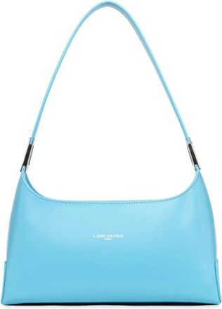 Lancaster Blauw Atoll Leren Crossbody Tas - Dames - Schoudertassen - Blauw - ONE Size - Leer - Tassen