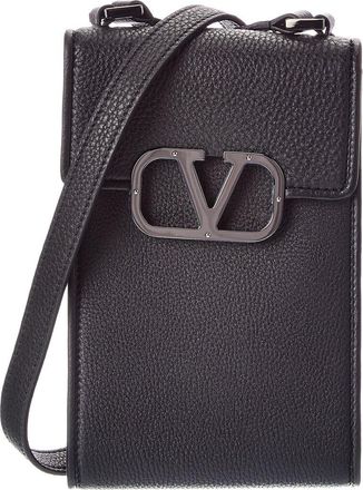 Valentino Vlogo Leather Smartphone Case