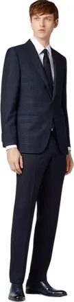 HUGO BOSS Heren Lenon Broek (Donkerblauw)