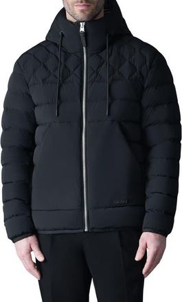 Mackage Bergen Recycled Down Insulated Jacket in Black at Nordstrom, Size 44