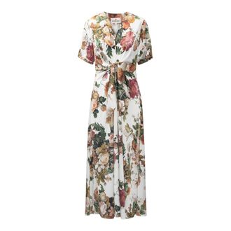 Karmamia Kleedjes - Dames - Maxi kleedjes - Veelkleurig - S - Kleedjes