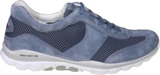 Gabor Rollingsoft Sneakers - Dames - Sneakers - Blauw - 37 1/2 EU - Su&egrave;de - Schoenen