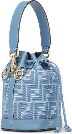 Fendi Beuteltaschen - Mon Tresor Mini Bag - Gr. unisize - in Blau - für Damen
