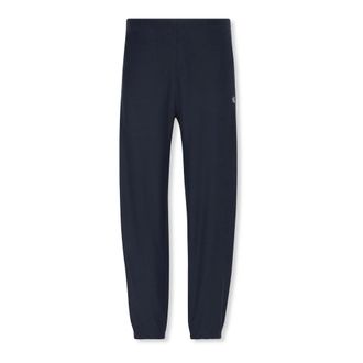 Calvin Klein Jeans Sweatpants, male, Blue, Size: 2XL Premium Terry Monogram Sweatpants