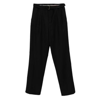 Canali Pantaloni Nero-Uomo
