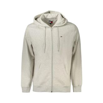 Tommy Hilfiger Maglione Grigio Girocollo in Cotone - - Sweatshirts & Hoodies - Uomo - Grigio - 2XL