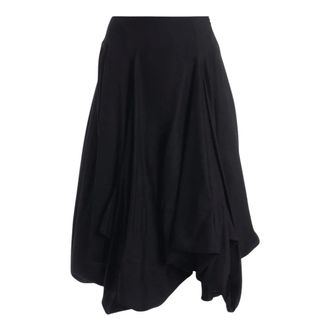 Yohji Yamamoto Mujer, Faldas, Negro, Talla: S