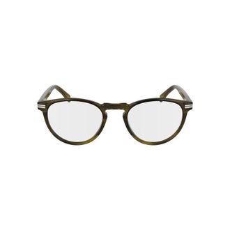 Lacoste L2966275 Acetate Round-Frame Eyeglasses - Olive