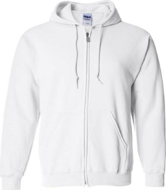 Gildan Heavy Blend Unisex Adult Full Zip Hooded Sweatshirt Top