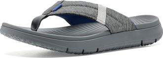 Sanuk Beer Foamie 3 Pt Mens Sandals Charcoal Grey : 14 D - Medium, Synthetic