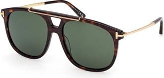 Tom Ford Ft 1306 52N Zonnebrillen - unisex - Zonnebrillen - Bruin - 58 MM - Accessoires
