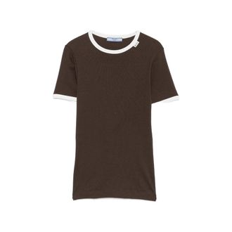 Prada Ribbed Knit Top