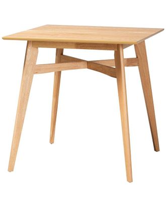 Baxton Studio Leena Mid-Century Modern Counter Height Pub Table