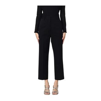 Liviana Conti Zwarte Broek voor Vrouwen - Dames - Vrijetijds broeken - Zwart - S - Broeken