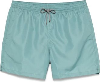 Corneliani Costume da bagno con logo - Verde