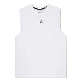 Air Jordan Sport Dri-FIT Sleeveless Top Asia Sizing White Black FN5857-100