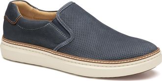 Johnston & Murphy McGuffey 2 Slip-On Shoe in Navy Nubuck at Nordstrom, Size 8.5