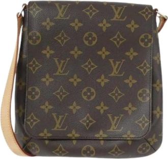 Louis Vuitton Pre-owned Cross Body Bags, female, Brown, Size: ONE SIZE Pre-owned Canvas Shoulder Bag