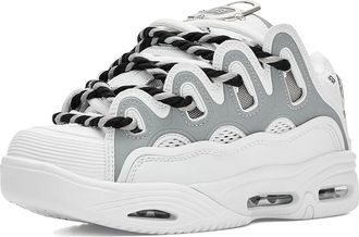 Osiris D3 2001 Mens Skate Shoes 25 Years/White/Silver : 11.5 D - Medium, Textile