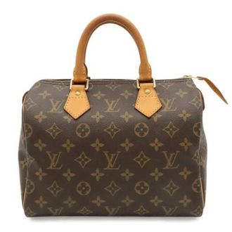 Louis Vuitton Tweedehands Canvas Louis Vuitton tassen - Dames - Pre-owned - Bruin - Maat: ONE Size