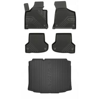 OEM Set 77 Alfombrillas De Goma Y Alfombrilla Audi A3 8p Hatchback 2003-2013 3 Puertas