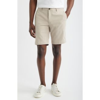 Scott Barber Sonoma Flat Front Travel Shorts in Khaki at Nordstrom, Size 36