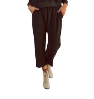 The Great. Micro Terry Pajama Pant In Deep Navy
