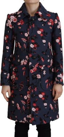 Dsquared2 Dsquared&sup2; Printed Women Long Coat Blazer Womens Jacket (Pre-Owned)