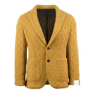 L.B.M. 1911 L.b.m. 1911, Uomo, Giacche, Giallo, XL, new