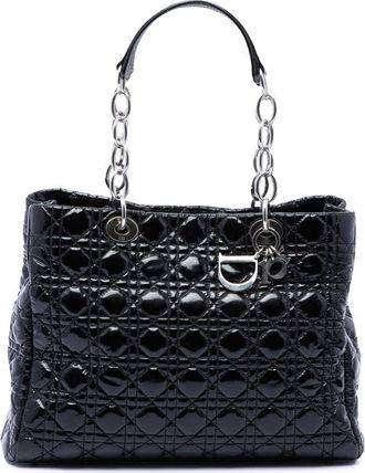 Dior Pre-owned Dior Large Patent Cannage Lady Dior Soft Shopping Tote Ladies UHLDYTX4J6LSSMGF