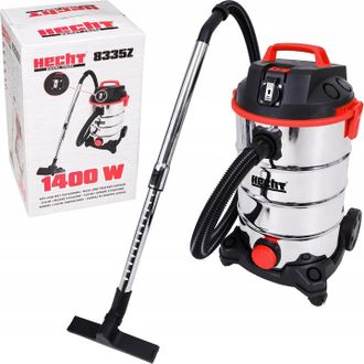 Hecht Aspiradora Industrial Para S&oacute;lidos Y L&iacute;quidos Hecht, 1400 W, 35 L