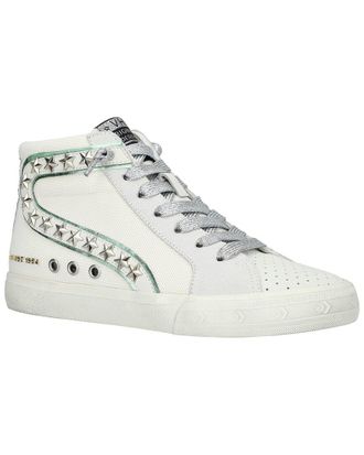 Vintage Havana Gadol High 17 Leather & Suede-Trim Sneaker