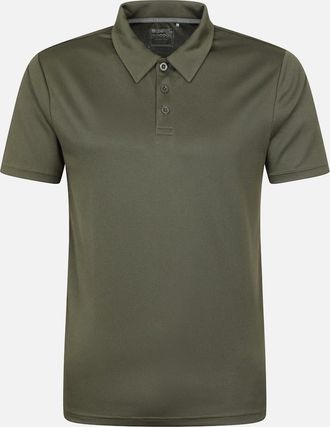 Mountain Warehouse Mens Mountain Warehouse Mens Endurance IsoCool Polo Shirt - Green - Size: 40