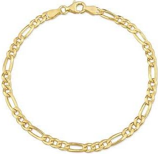 Delmar 3.8mm Figaro Link Bracelet in Yellow at Nordstrom Rack