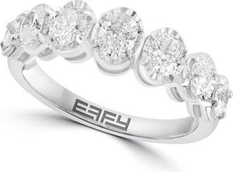 Effy 14K White Gold Diamond 7-Stone Ring in 14K Gold at Nordstrom