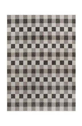 Jonathan Y Designs Darcy Traditional Geometric Bold Gingham Indoor/Outdoor Area Rug in Black/cream at Nordstrom, Size 5Ft 0In X 8Ft 0In