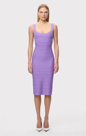 H&eacute;rve L&eacute;ger The Solara Dress in Daphne at Nordstrom, Size Xx-Small