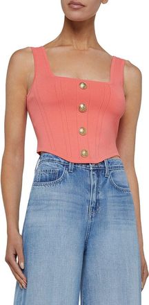 L'agence Saga Square Neck Corset Top