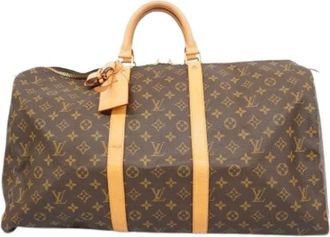 Louis Vuitton Vintage, unisex, Bruin, ONE Size, Pre-owned Weekendtas