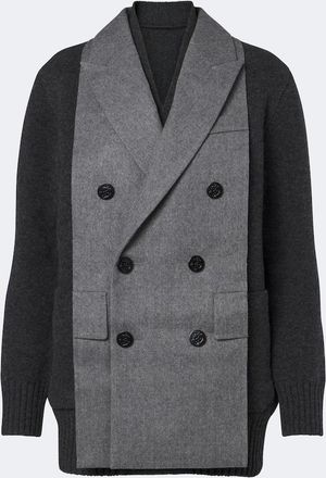 sacai Cardigan in misto lana