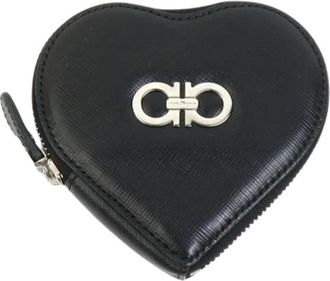Ferragamo Pre-owned Wallets, female, Black, Size: ONE SIZE Pre-owned Leather Wallet