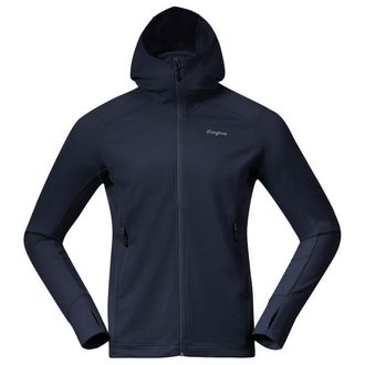 Bergans Rabot Merino Tech Midlayer Hoodie Merinohoodie f&uuml;r Herren | blau