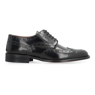 Bruno Magli Dress Shoes, male, Black, 11 UK, Classic Leather Brogue Lace-up Shoes