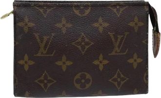 Louis Vuitton Pre-owned Canvas Mini Bag - Dames - Vintage Mini Tas - Bruin - ONE Size - Vintage