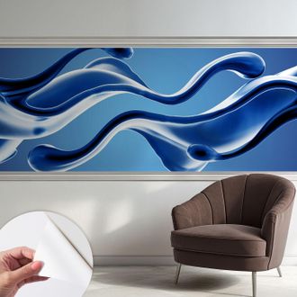 Tulup Carta Da Parati Adesiva - Lavabile - Decorazione Murale - Per Cucina - Pellicola Decorativa Leggerezza Astratta 250x104 Cm