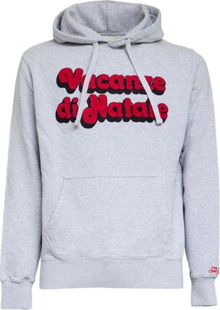 MC2 Saint Barth Tribeca hoodie met letter-patch - Grijs