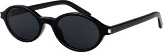 Saint Laurent Womens Sunglasses Sl751 Jeanne Black Acetate Black-Black-Black Black/black/black