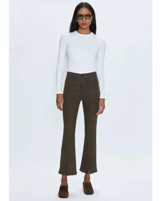 Pistola Denim Lennon High Rise Boot Cut Jeans In Coated Palms
